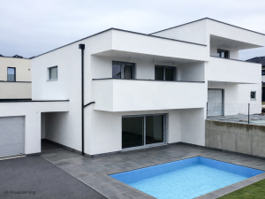 Provisionsfrei vom Bauträger: Neubau-Doppelhaushälfte mit Pool